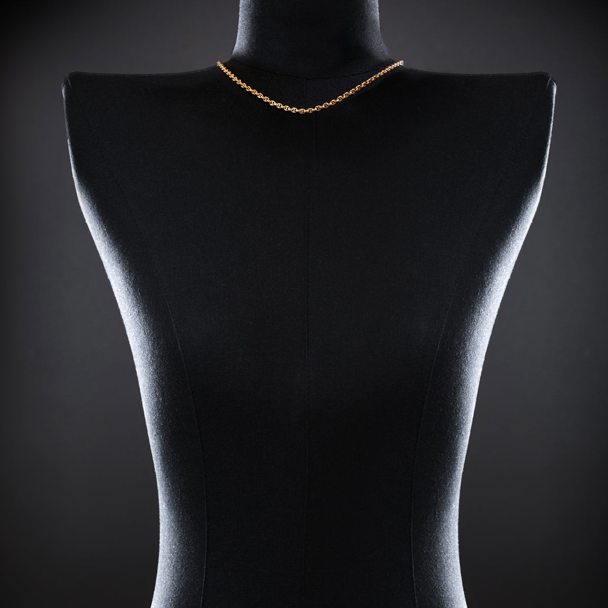 Micro Open-Link™ Necklace - 16" in 18K rose gold