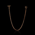 Micro Open-Link™ Necklace - 16" in 18K rose gold, back view