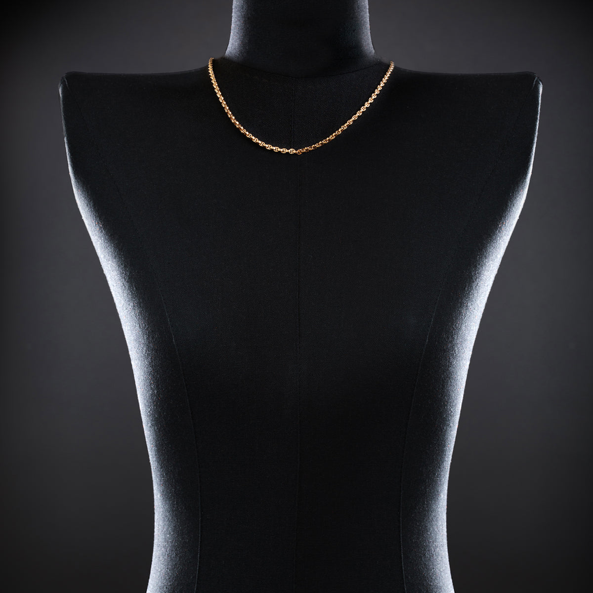 Micro Open-Link™ Necklace - 18" in 18K rose gold