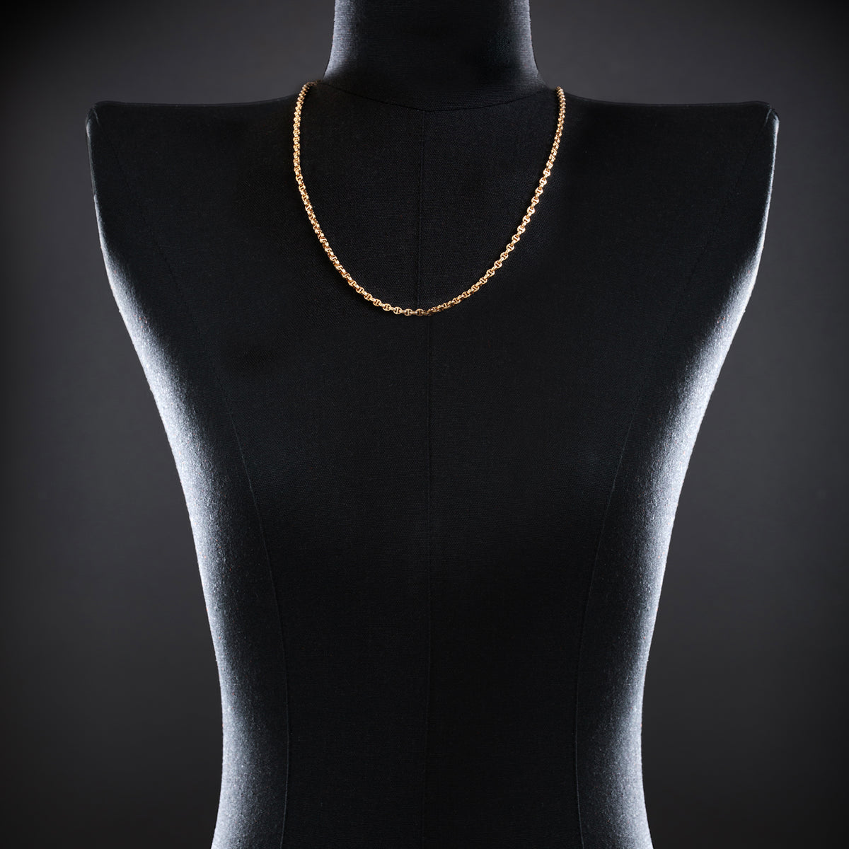 Micro Open-Link™ Necklace - 20" in 18K rose gold