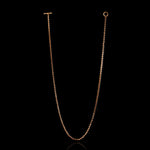 Micro Open-Link™ Necklace - 30" in 18K rose gold, back view