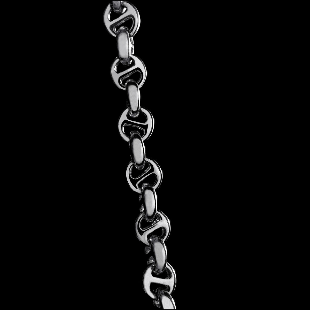 Micro Open-Link™ Necklace in 18K white gold, view 2