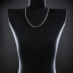 Micro Open-Link™ Necklace - 20" in 18K white gold