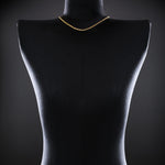 Micro Open-Link™ Necklace - 16" in 18K yellow gold
