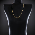 Micro Open-Link™ Necklace - 30" in 18K yellow gold