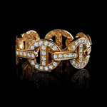 MMV Large Link Bracelet Antiquated in 18K rose gold