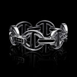 MMV Large Link Bracelet in 18K gold, view 7