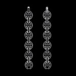 MMV Large Link Bracelet in 18K gold, back view, view 3