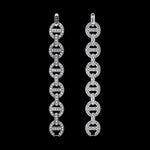 MMV Large Link Bracelet Antiquated in 18K white gold, back view