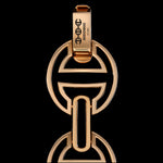 MMV Medium Link Bracelet in 18K gold, back view, view 3
