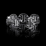 MMV Medium Link Bracelet in 18K gold, view 7