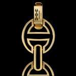 MMV Medium Link Bracelet in 18K gold, back view