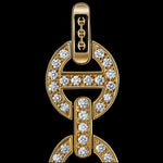 MMV Medium Link Bracelet Antiquated in 18K yellow gold