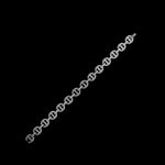 MMV Small Link Bracelet Antiquated in 18K white gold, view 3