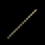 MMV Small Link Bracelet Antiquated in 18K yellow gold, view 2