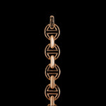 MMV Small Link Bracelet in 18K gold, view 4
