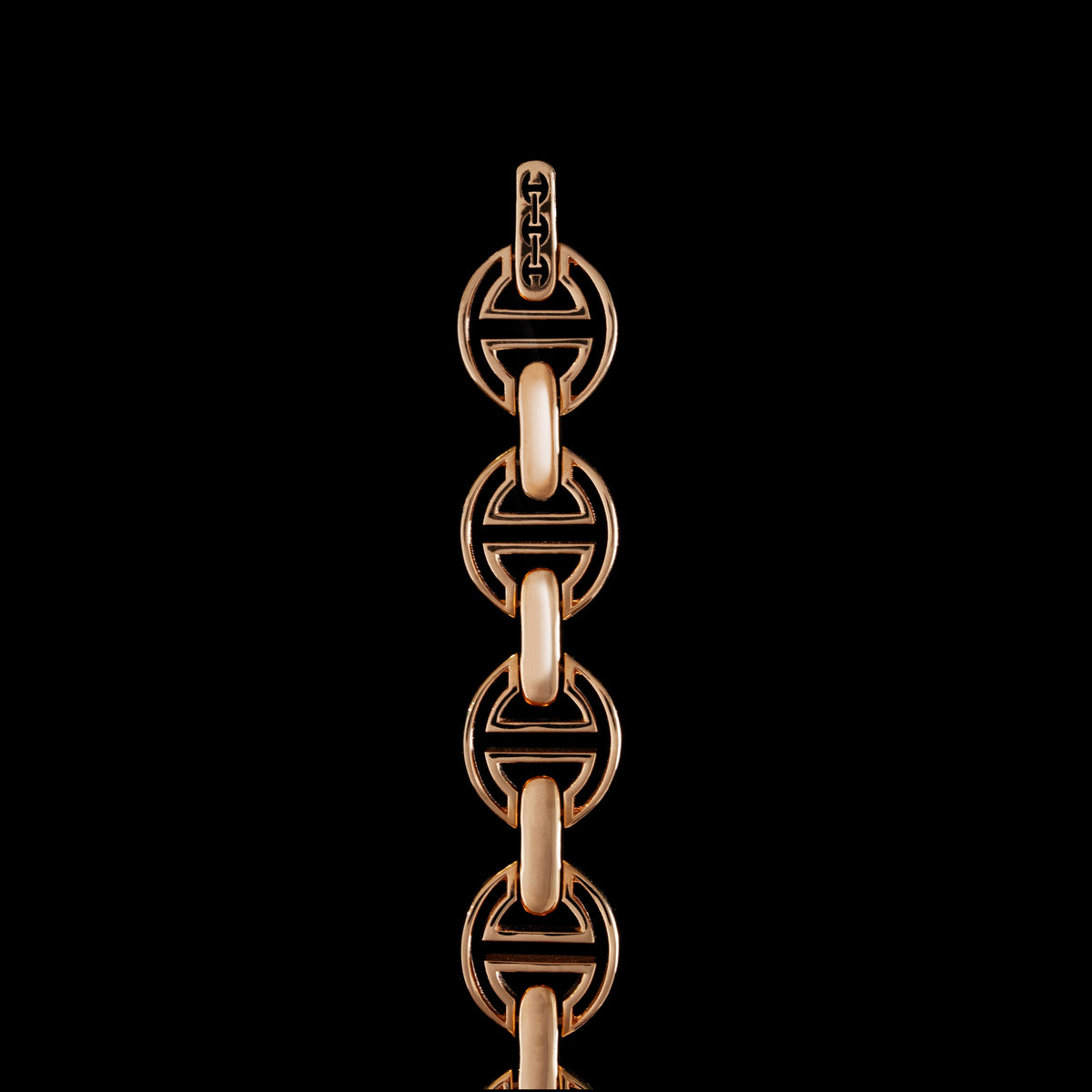 MMV Small Link Bracelet in 18K gold, view 4