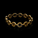 MMV Small Link Bracelet in 18K gold by HOORSENBUHS®