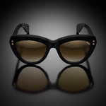 Model VII eyewear in Matte Black, front view