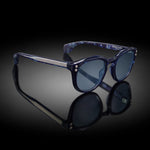 Model II eyewear in Blue Tortoise by HOORSENBUHS®
