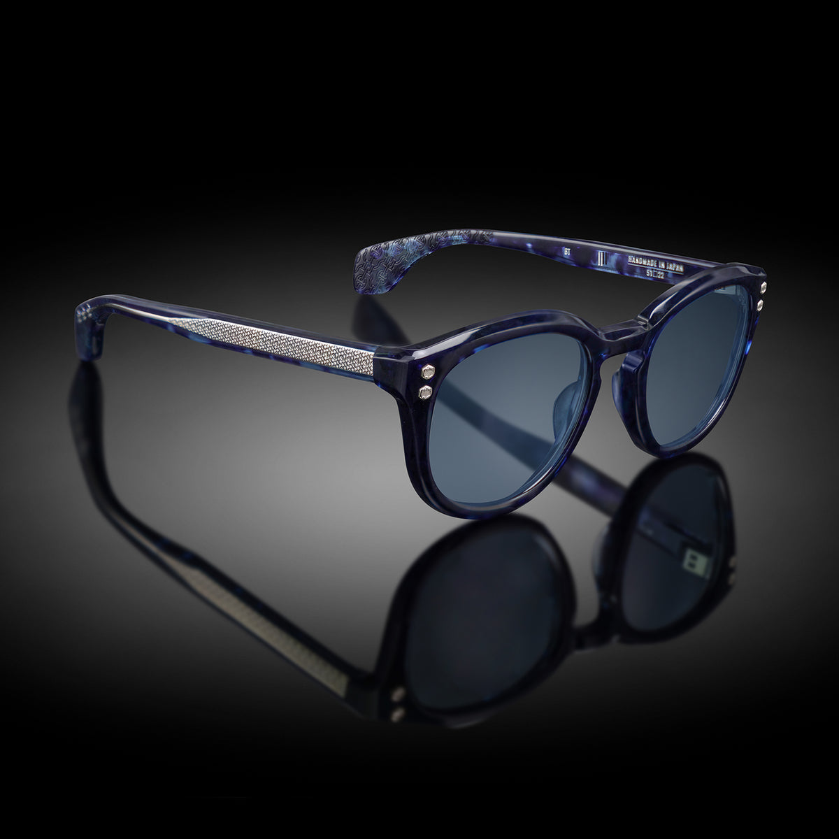 Model II eyewear in Blue Tortoise by HOORSENBUHS®