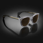 Model II eyewear in Clear Grey by HOORSENBUHS®