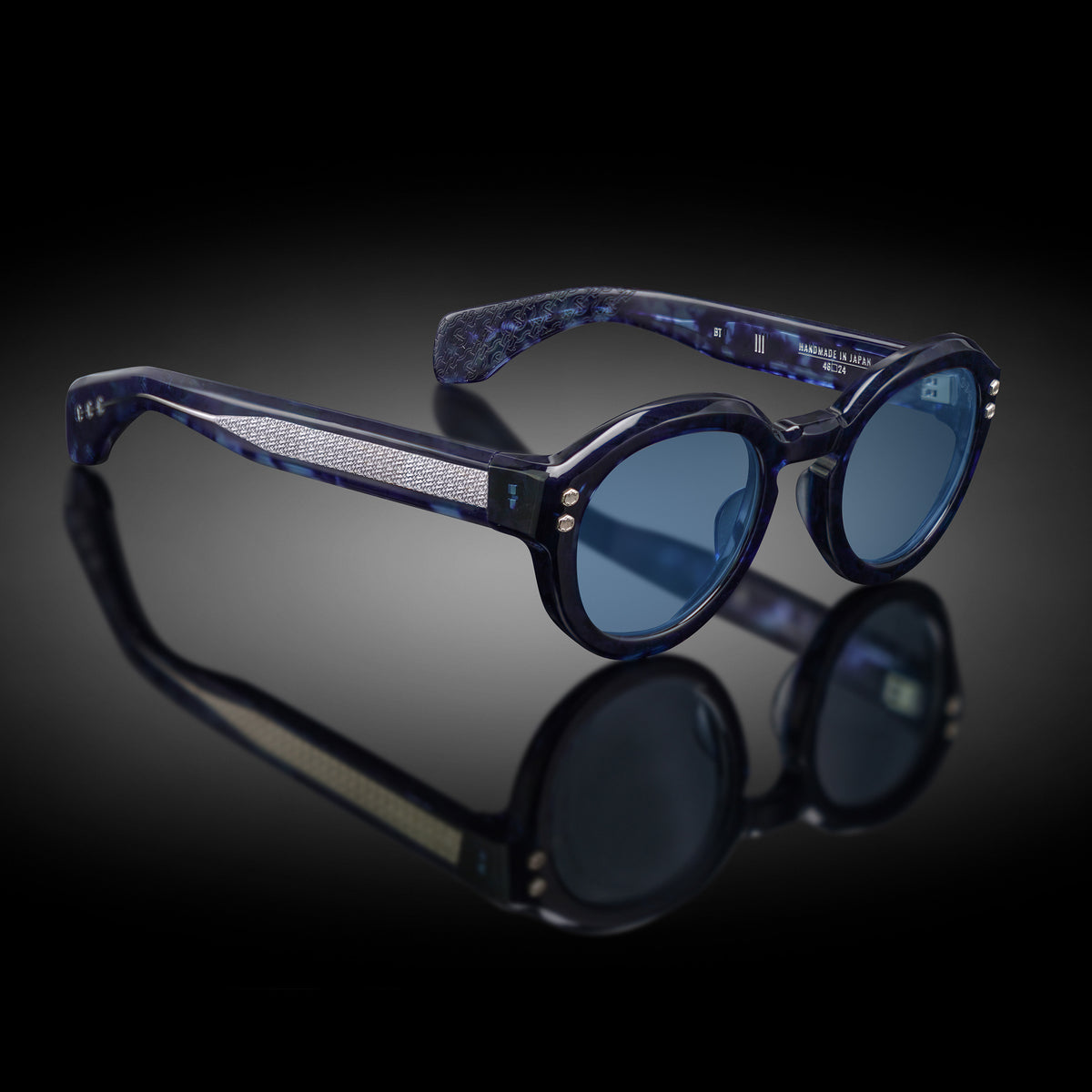 Model III eyewear in Blue Tortoise by HOORSENBUHS®