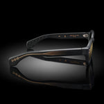 Model III eyewear in Matte Black, side view