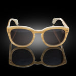 Model II eyewear in Oat, front view