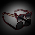 Model V eyewear in Bordeaux by HOORSENBUHS®