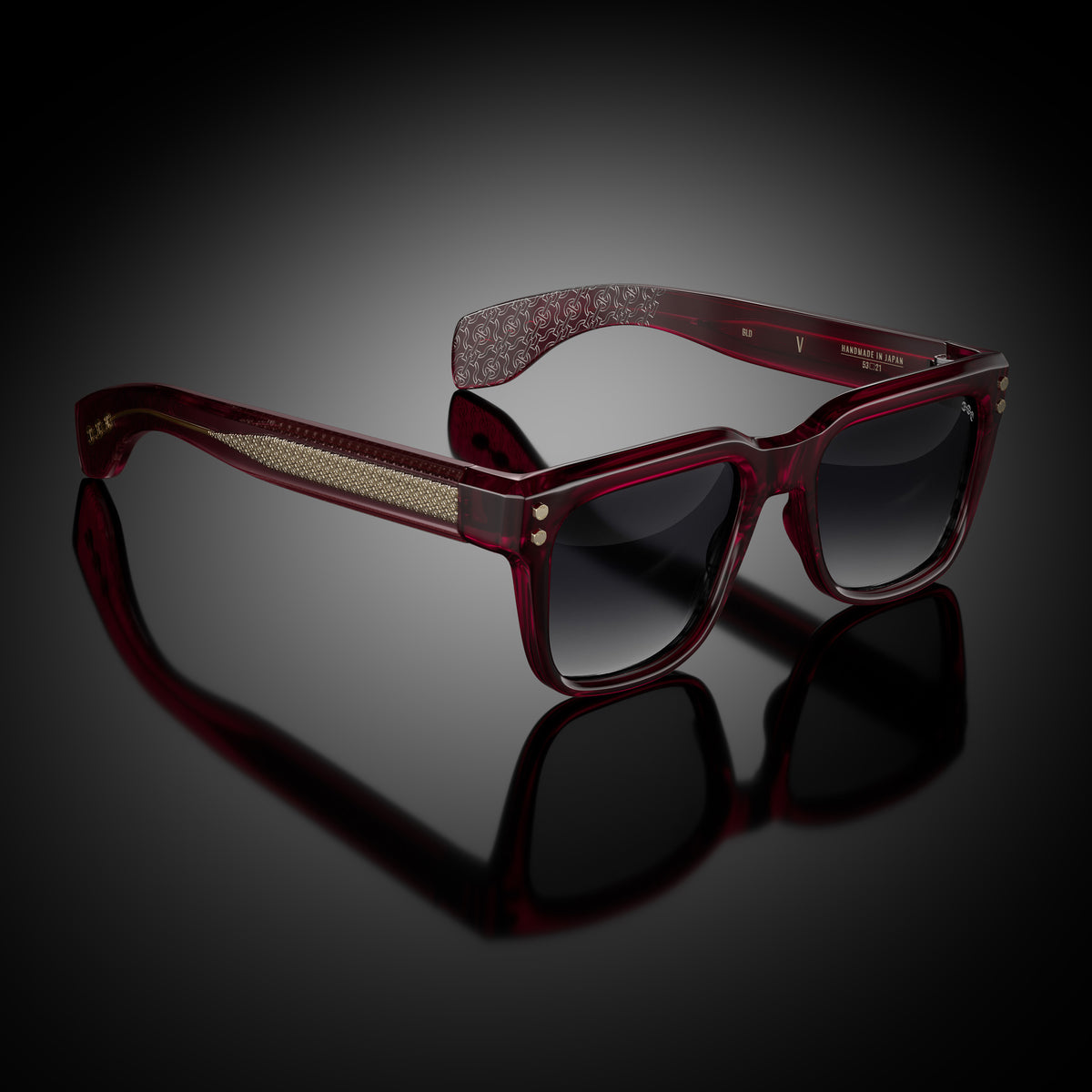 Model V eyewear in Bordeaux by HOORSENBUHS®