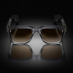 Model V eyewear in Crystal Grey, front view