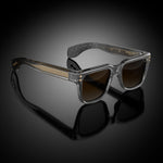 Model V eyewear in Crystal Grey by HOORSENBUHS®