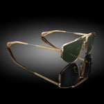 Model XIII eyewear in Yellow Gold and Scotch Horn by HOORSENBUHS®