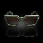 Model X eyewear in Matte Army Green, front view, view 2