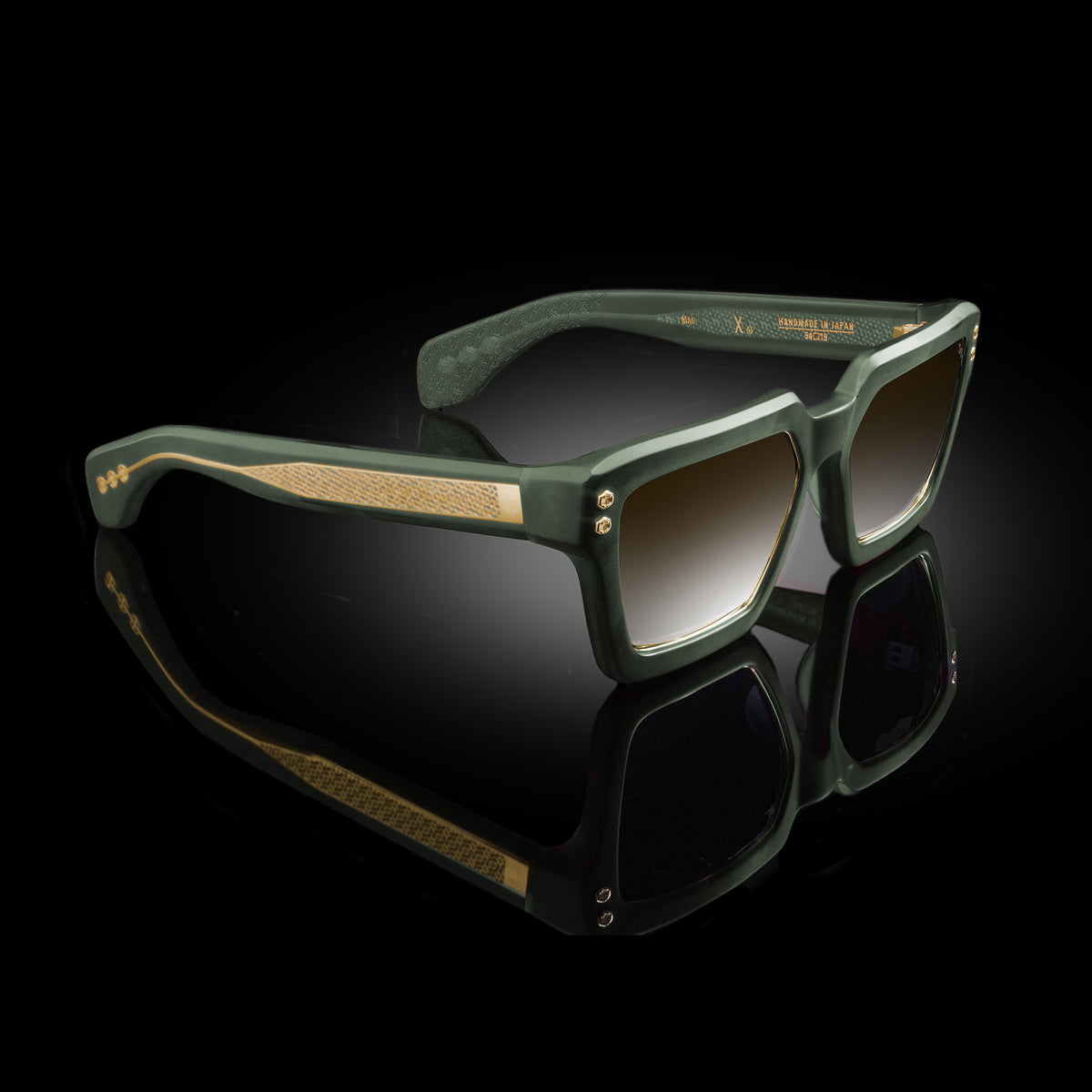 Model X eyewear in Matte Army Green by HOORSENBUHS®