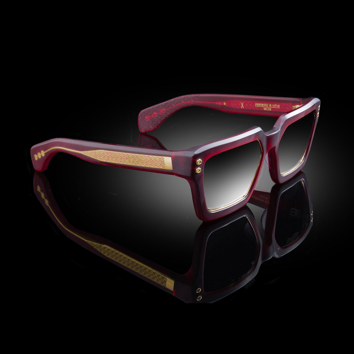 Model X eyewear in Matte Bordeaux by HOORSENBUHS®