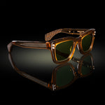Model I eyewear in Beer Bottle Brown by HOORSENBUHS®
