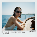 Model II eyewear in Midnight Navy Blue