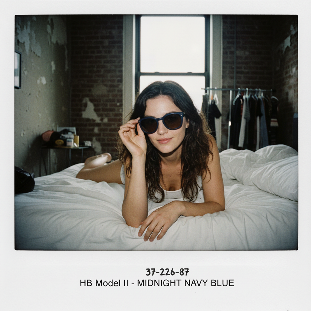 Model II eyewear in Midnight Navy Blue, view 2