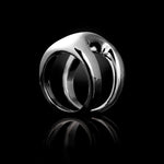 Mega Phantom ring in sterling silver, view 3