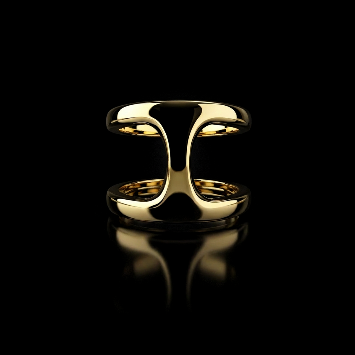 Brute Phantom ring in 18K gold by HOORSENBUHS®