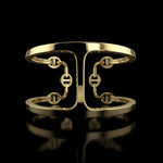 Phantom Cuff in 18K yellow gold by HOORSENBUHS®