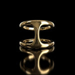 Dame Phantom ring in 18K yellow gold by HOORSENBUHS®