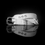 White Fur Western Belt by HOORSENBUHS®
