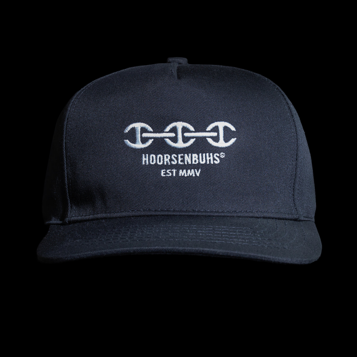 White on Black Makers Mark Twill Trucker by HOORSENBUHS®