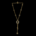 Grand-Link Lariat with Diamonds necklace in 18K gold by HOORSENBUHS®