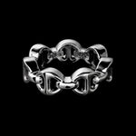 Mega Dame ring in sterling silver by HOORSENBUHS®