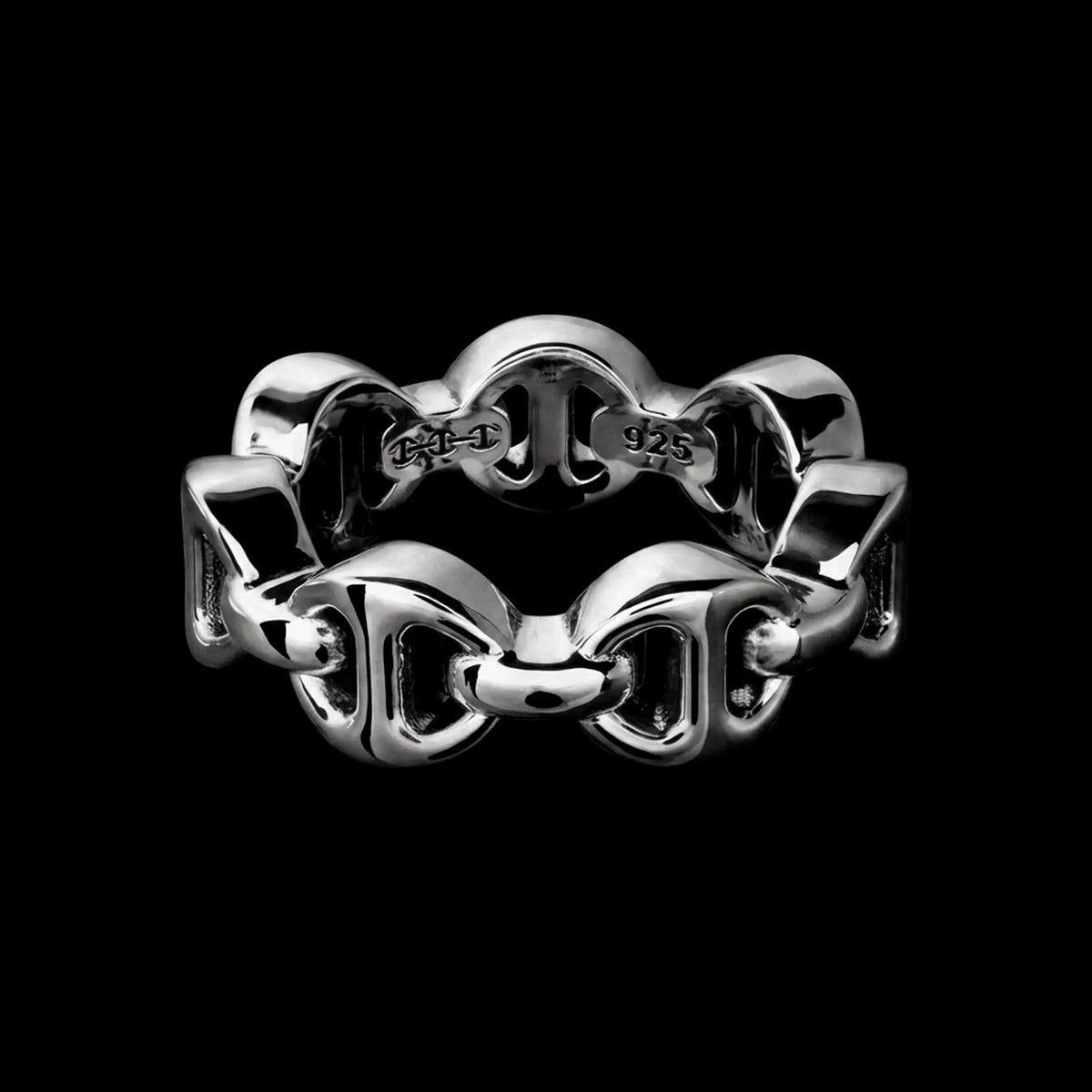 Mega Dame ring in sterling silver by HOORSENBUHS®