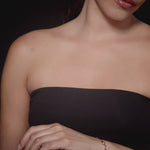 3mm Open-Link™ Monogram Bracelet by HOORSENBUHS®, in motion